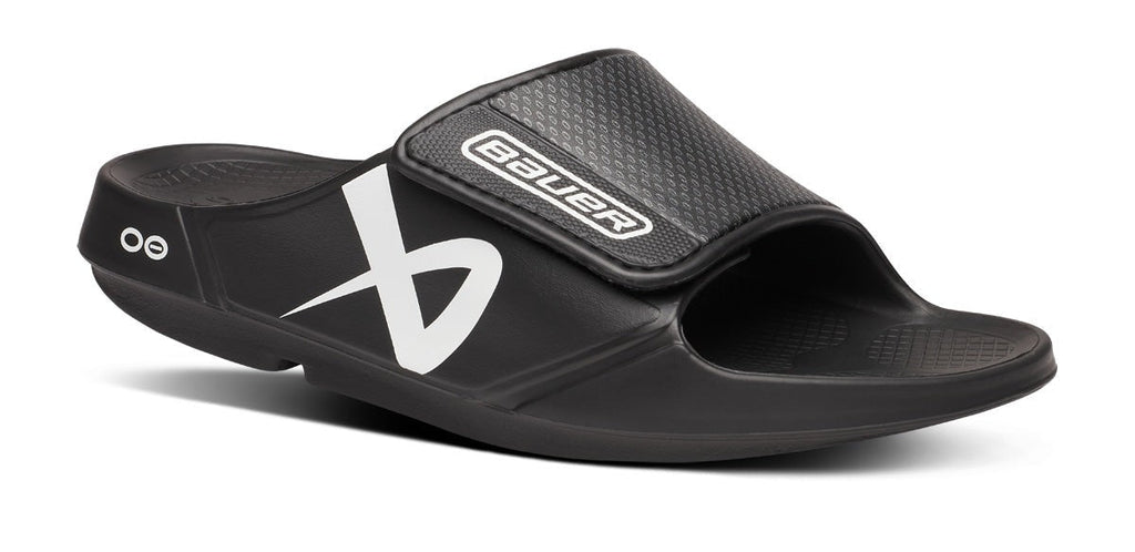 BAUER/OOFOS Women's OOahh Sport Flex Sandal – Black