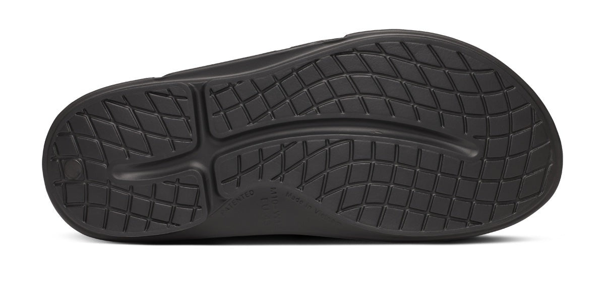 BAUER/OOFOS Men's OOahh Sport Flex Sandal – Black