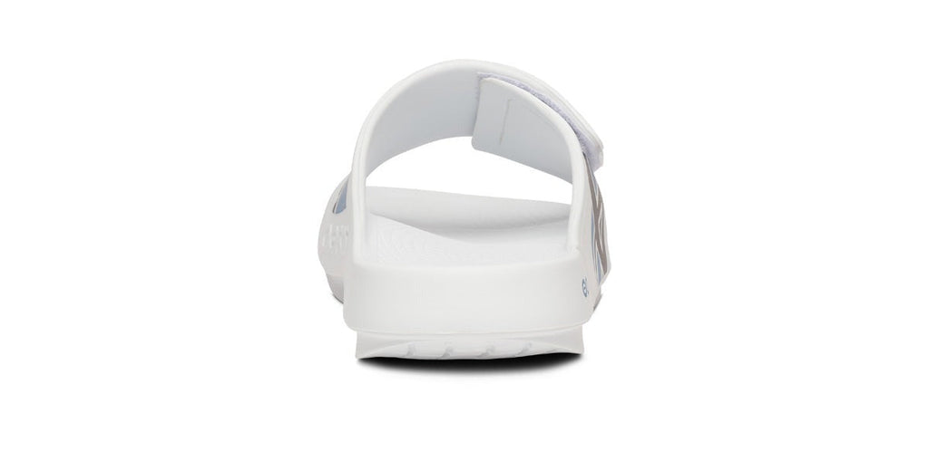 BAUER/OOFOS Men's OOahh Sport Flex Sandal – White