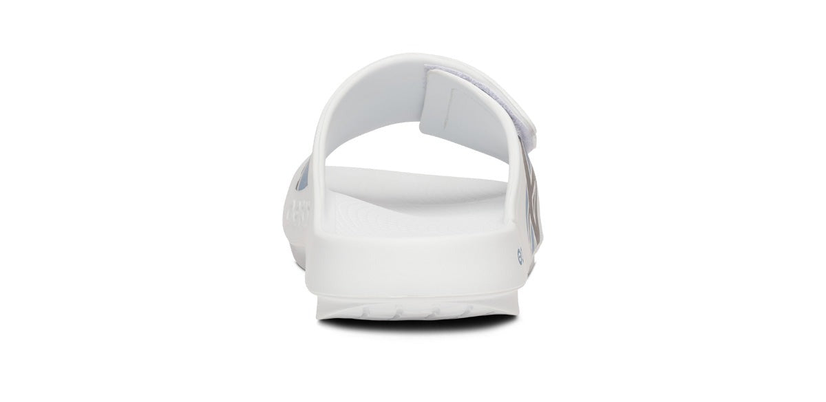 BAUER/OOFOS Women's OOahh Sport Flex Sandal – White