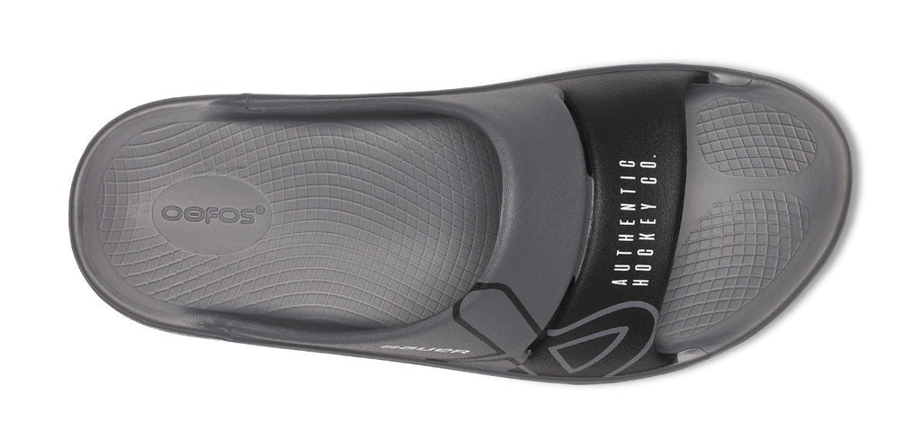 BAUER/OOFOS Women's OOahh Sport Slide Sandal – Slate