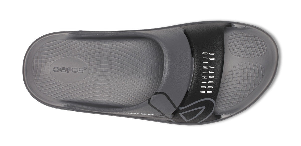BAUER/OOFOS Women's OOahh Sport Slide Sandal – Slate