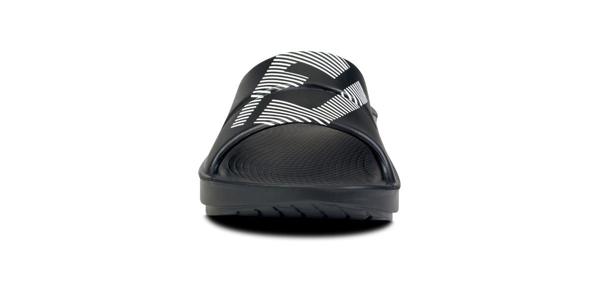 FJ X OOFOS Men's OOahh Sport Slide Sandal - Black